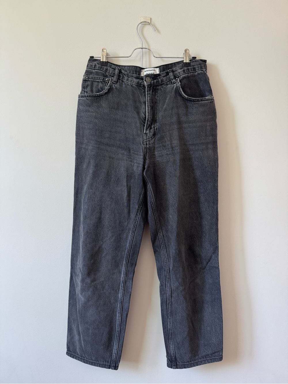 Reformation • Black Tapered Jeans